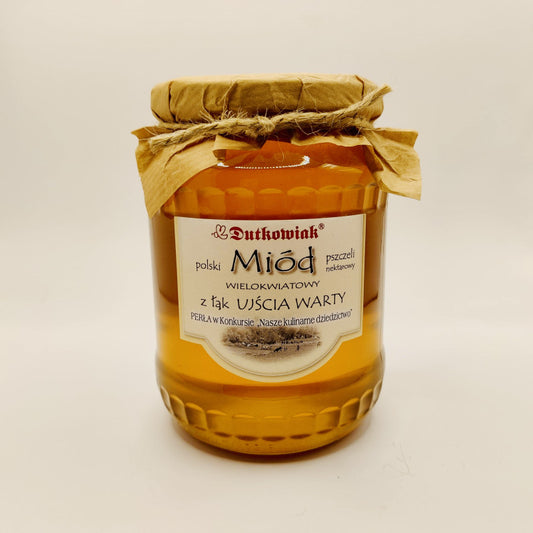Miód łąkowy z Ujścia Warty 900g